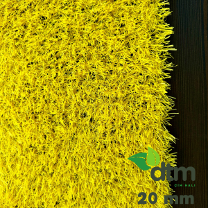 20 mm Sarı Yapay Çim Halı